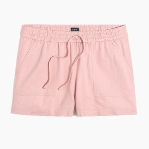 J Crew linen drawstring shorts